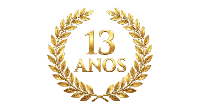 13 anos de certificação